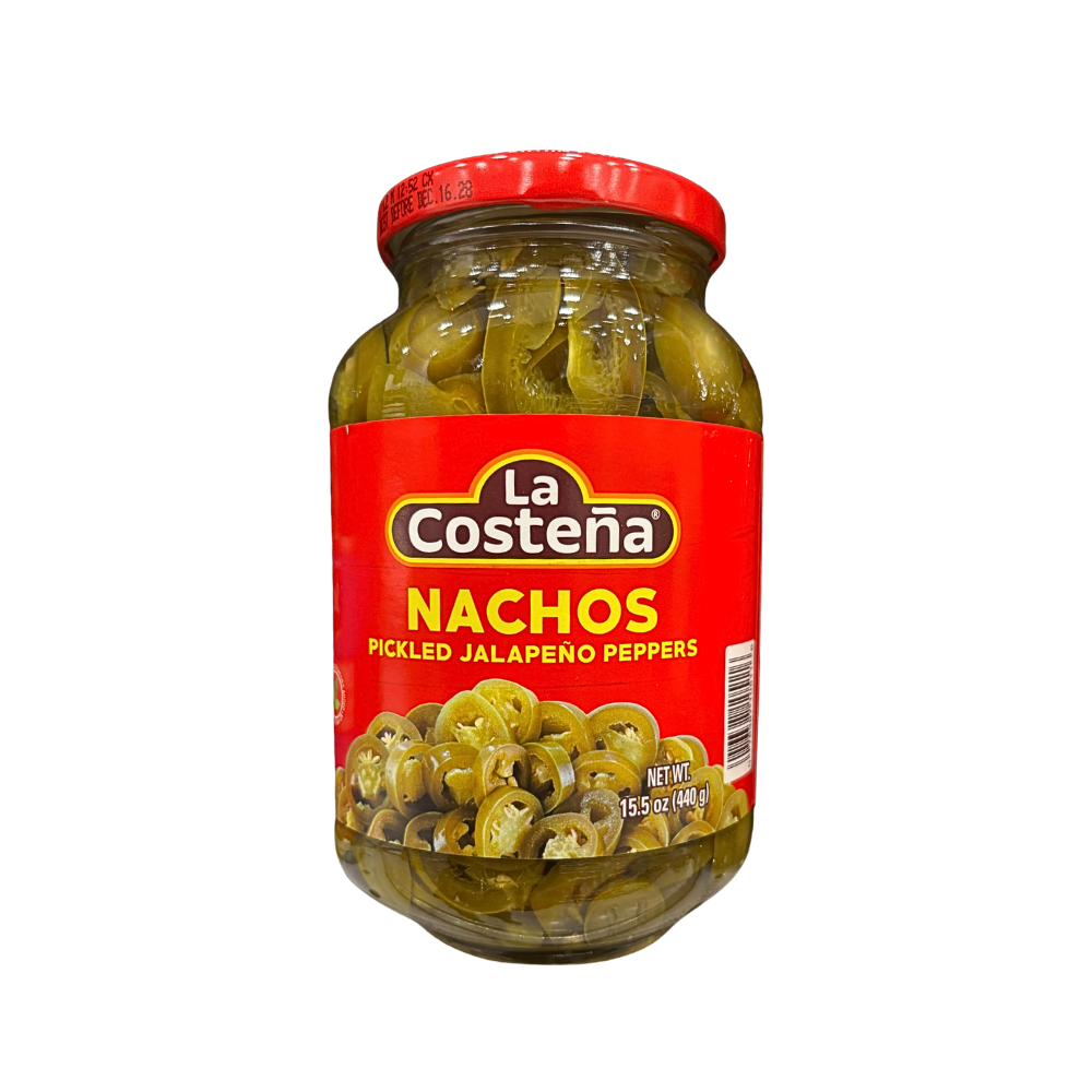 Rodajas de Jalapeño para Nachos (15.5oz) - LA COSTEÑA